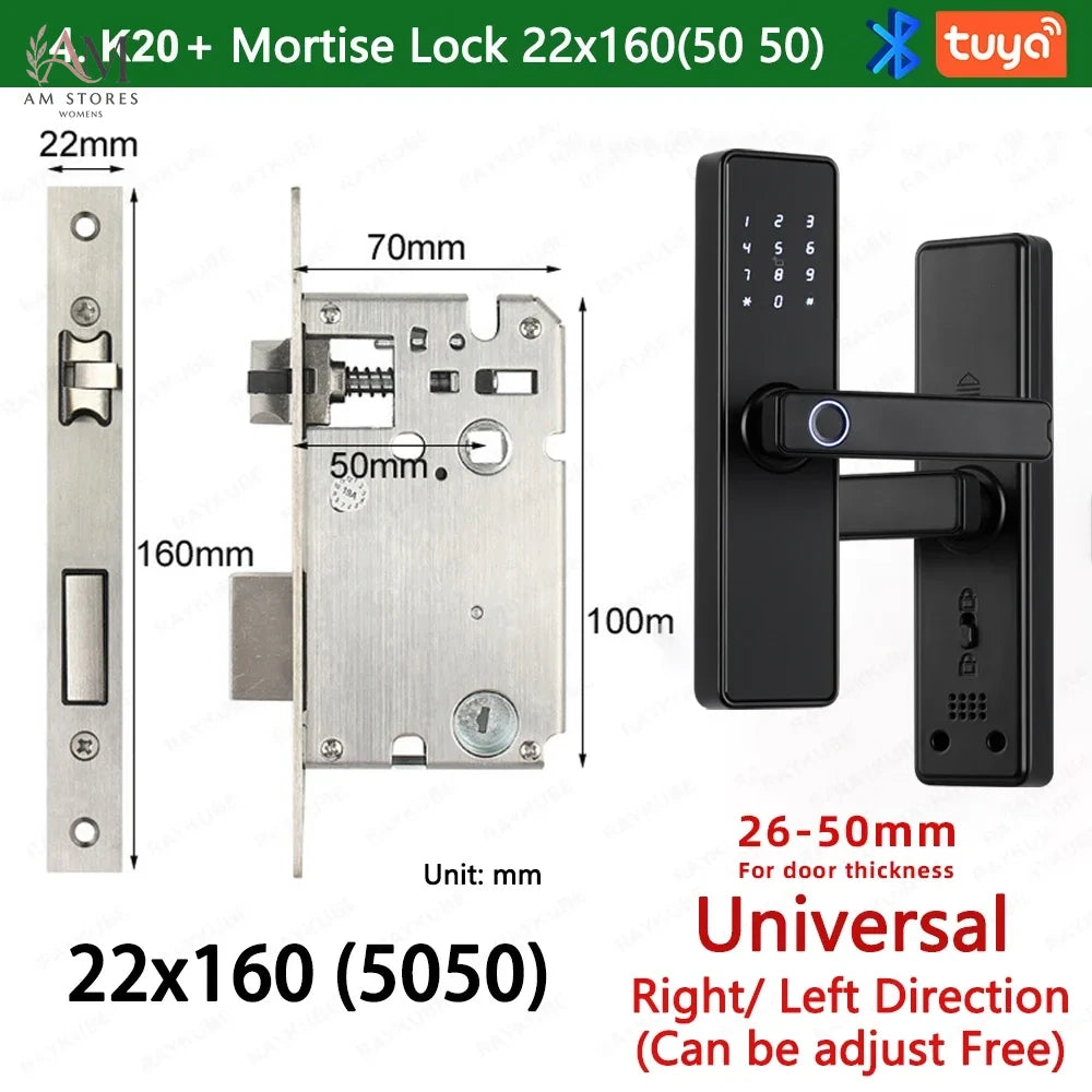Biometric Smart Door Lock with Fingerprint, Keypad & App - Image 7