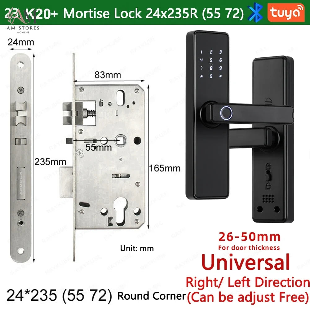 Biometric Smart Door Lock with Fingerprint, Keypad & App - Image 9