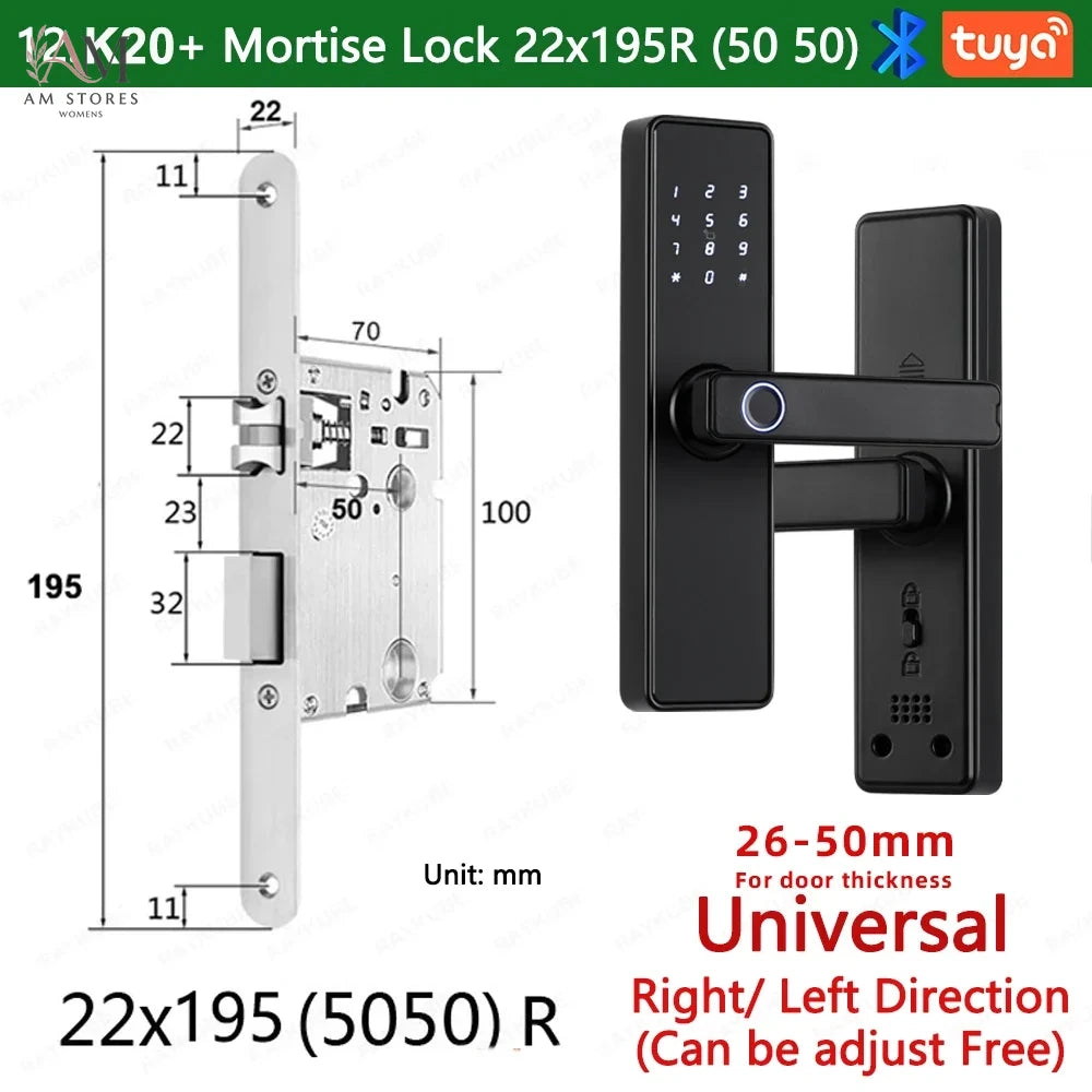 Biometric Smart Door Lock with Fingerprint, Keypad & App - Image 10
