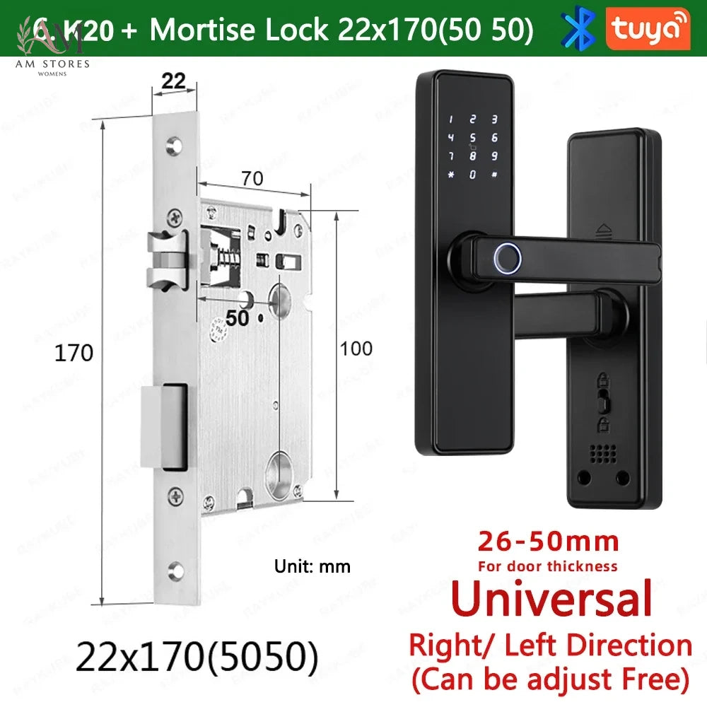 Biometric Smart Door Lock with Fingerprint, Keypad & App - Image 11