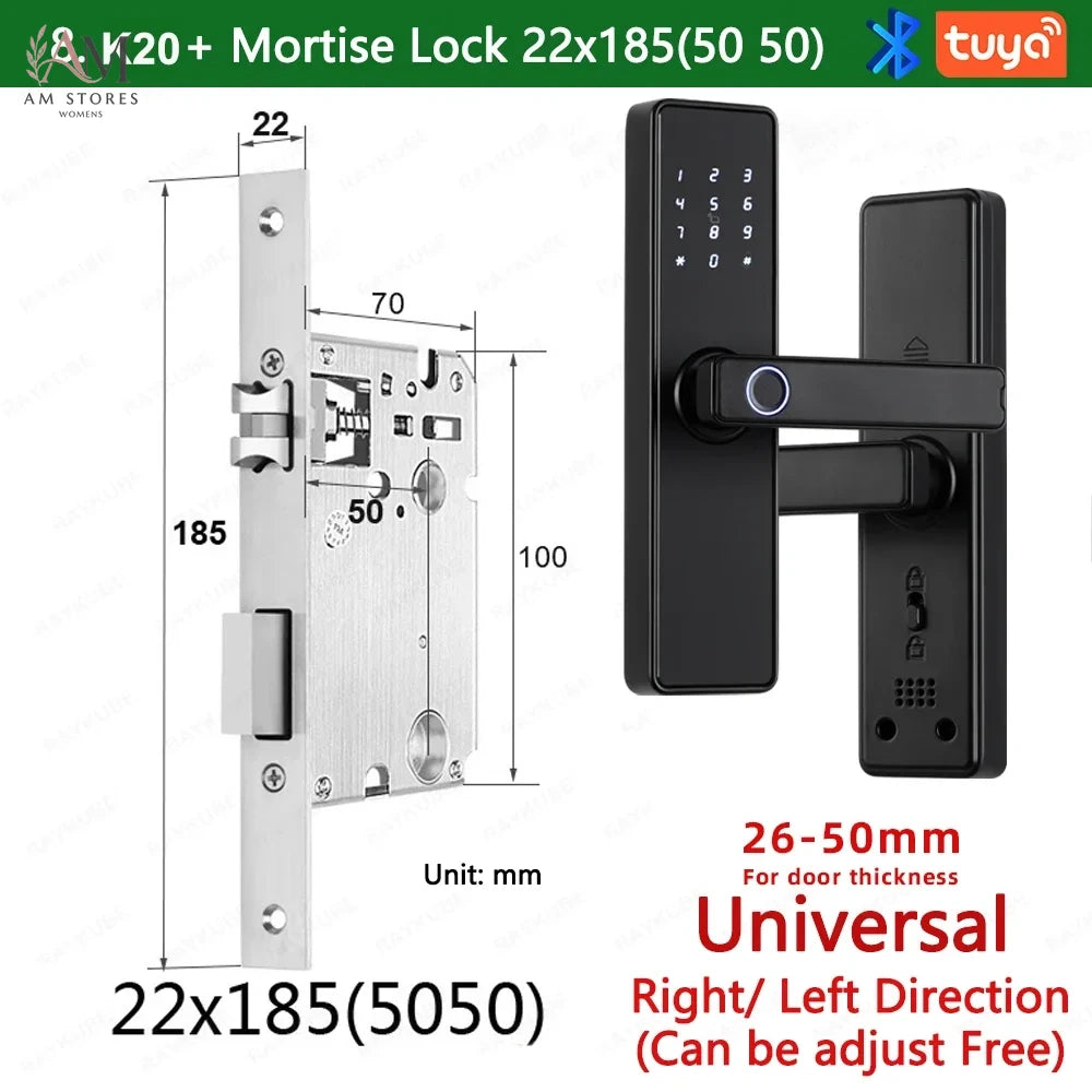 Biometric Smart Door Lock with Fingerprint, Keypad & App - Image 12