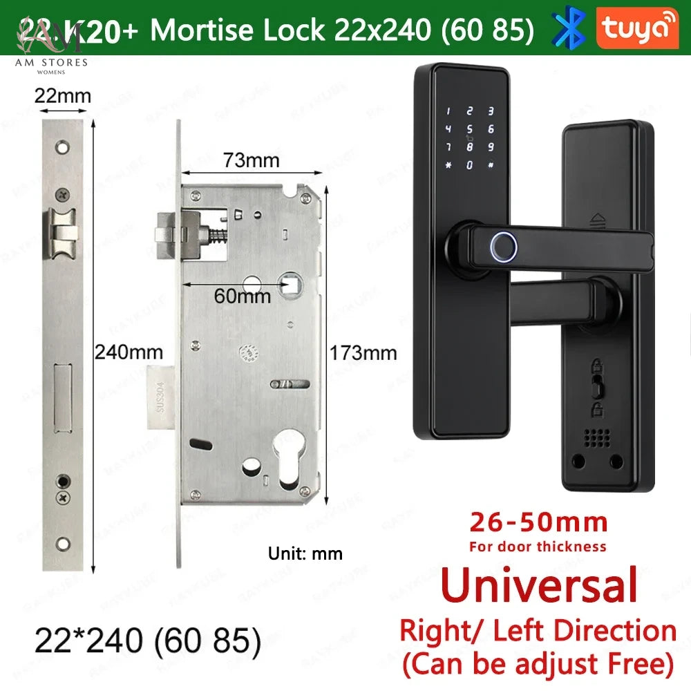 Biometric Smart Door Lock with Fingerprint, Keypad & App - Image 13