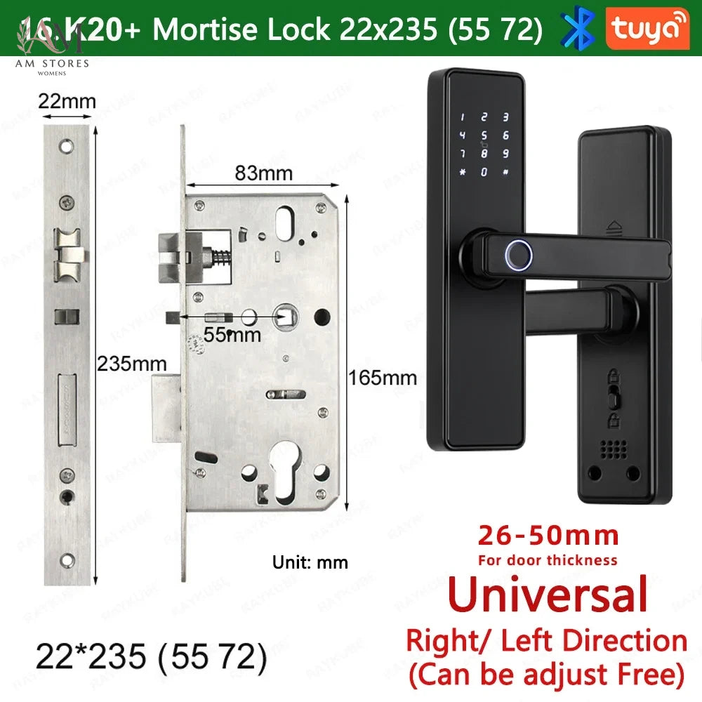 Biometric Smart Door Lock with Fingerprint, Keypad & App - Image 14