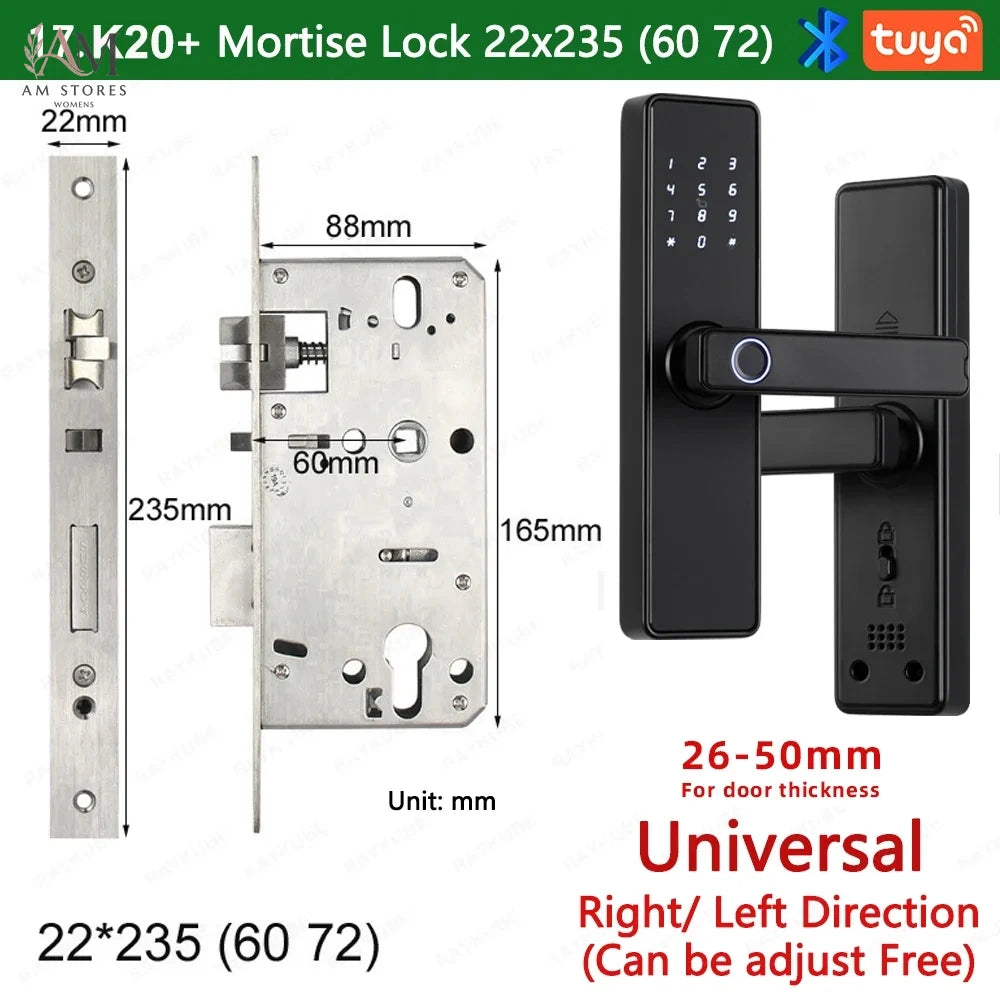 Biometric Smart Door Lock with Fingerprint, Keypad & App - Image 15