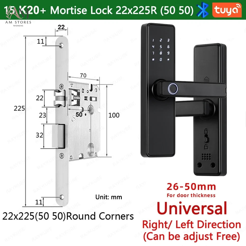 Biometric Smart Door Lock with Fingerprint, Keypad & App - Image 17