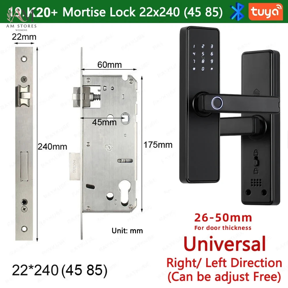Biometric Smart Door Lock with Fingerprint, Keypad & App - Image 18