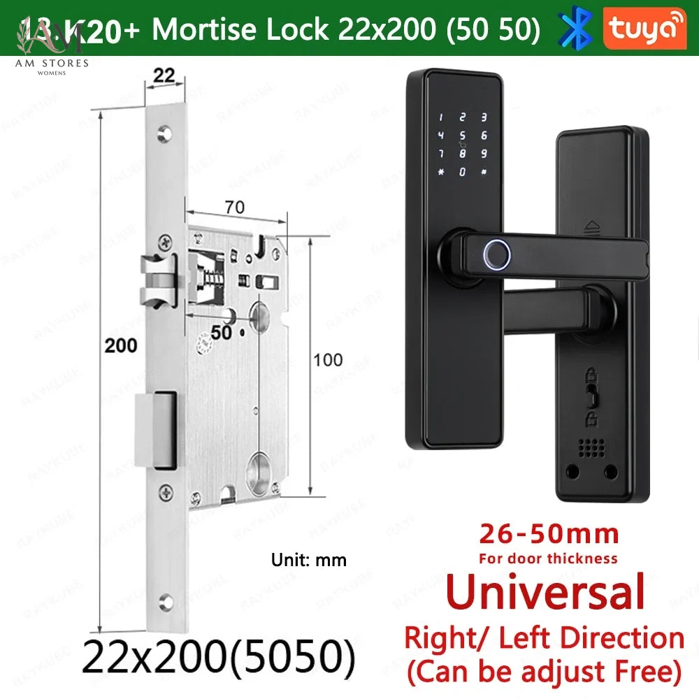 Biometric Smart Door Lock with Fingerprint, Keypad & App - Image 19