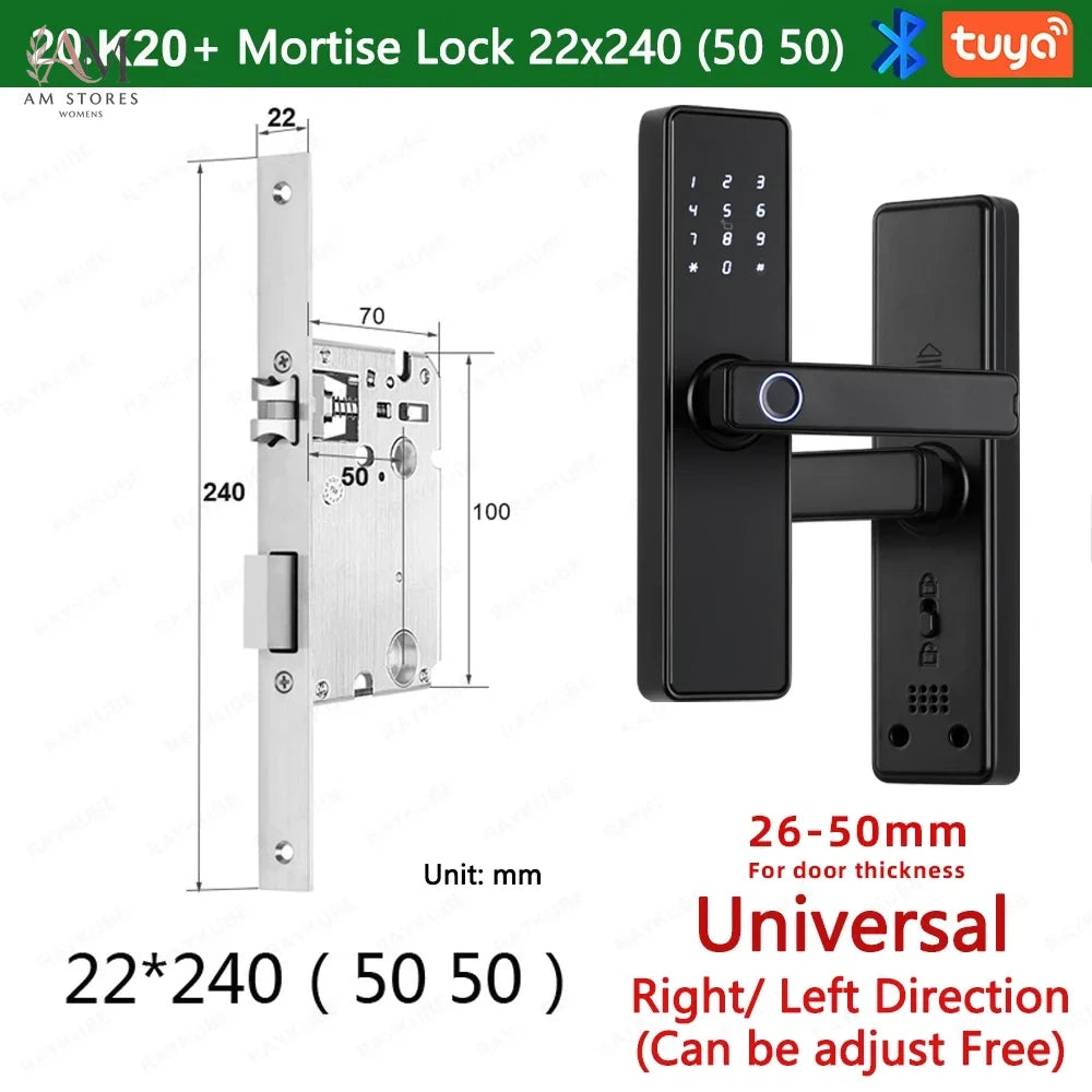 Biometric Smart Door Lock with Fingerprint, Keypad & App - Image 20