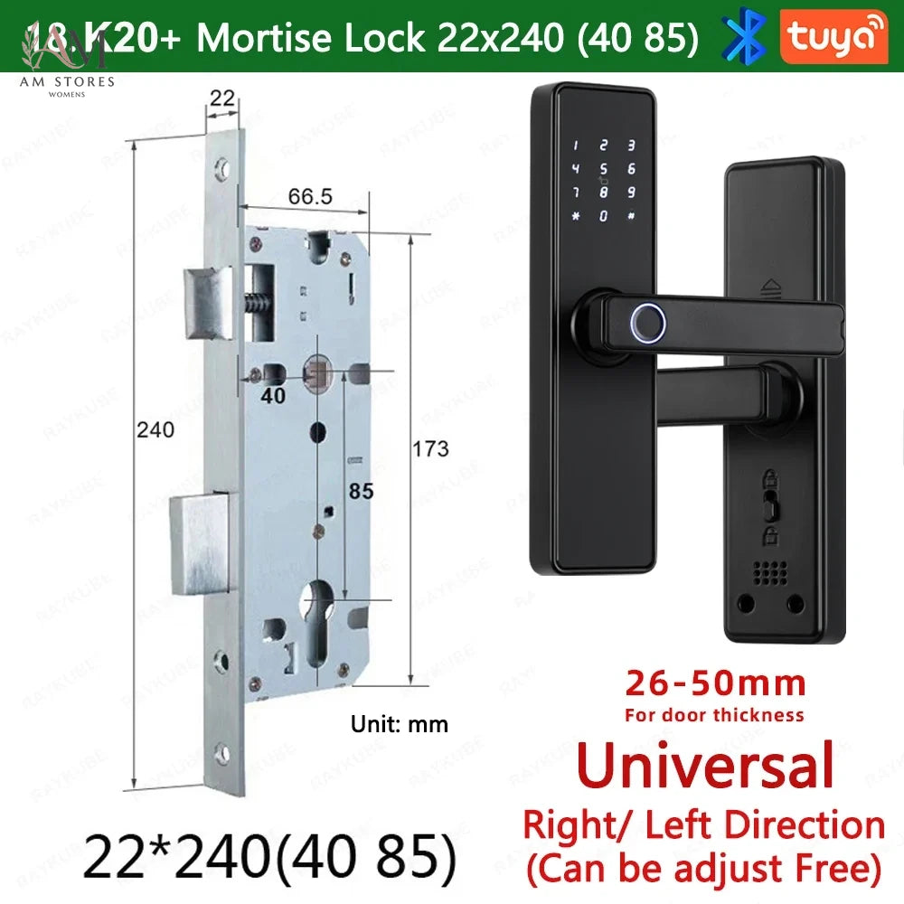 Biometric Smart Door Lock with Fingerprint, Keypad & App - Image 23