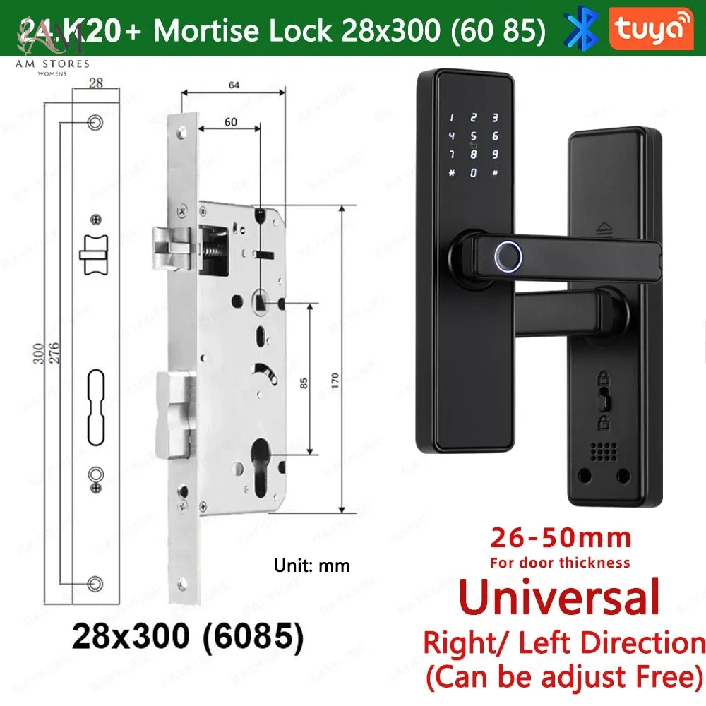 Biometric Smart Door Lock with Fingerprint, Keypad & App - Image 24