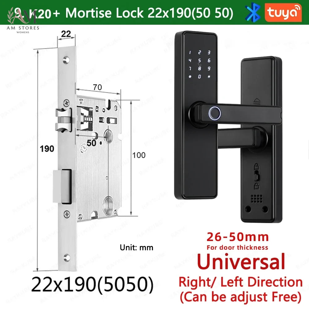 Biometric Smart Door Lock with Fingerprint, Keypad & App - Image 26