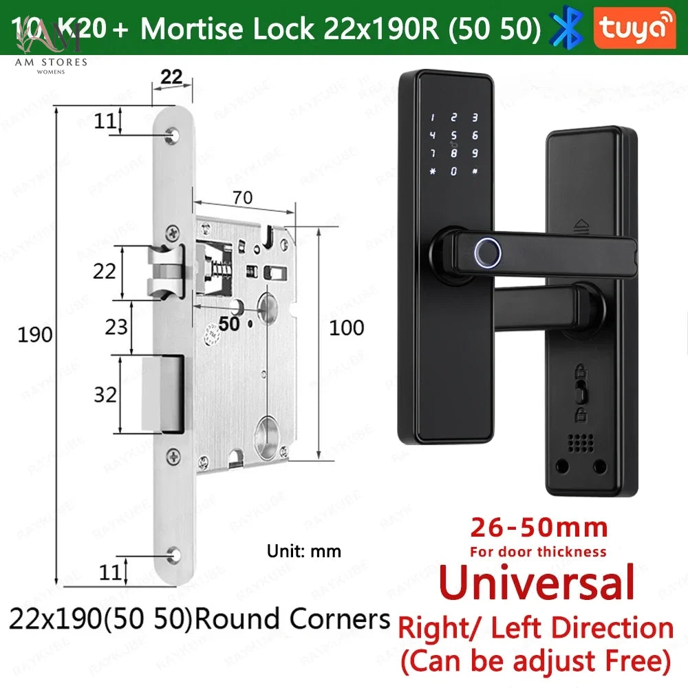 Biometric Smart Door Lock with Fingerprint, Keypad & App - Image 29