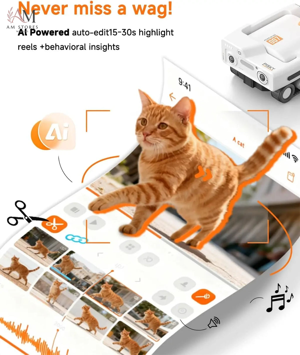 2K Self-Moving Pet Camera with Auto Tracking - Image 4