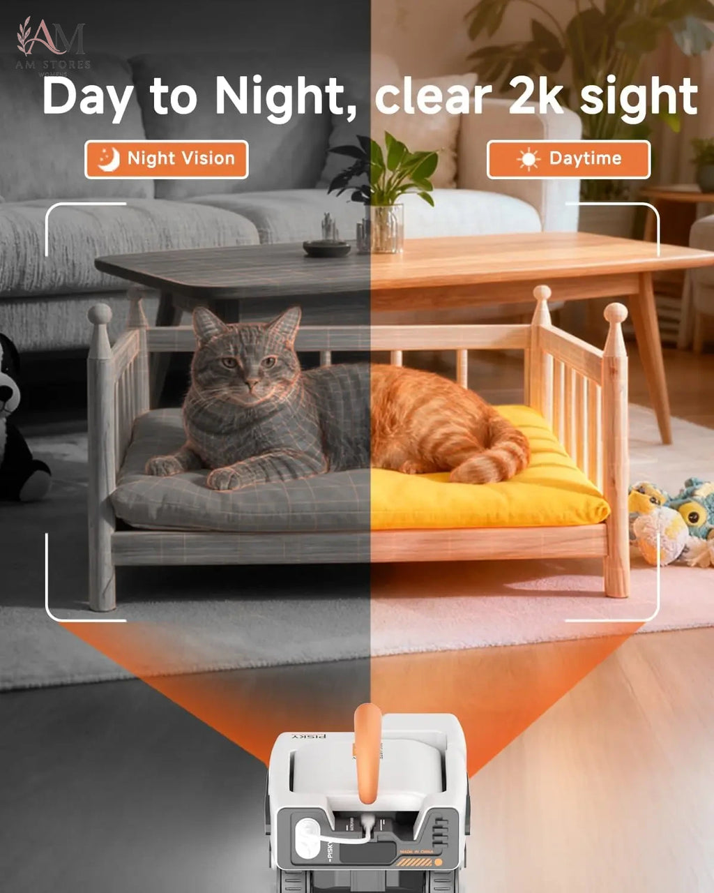 2K Self-Moving Pet Camera with Auto Tracking - Image 5