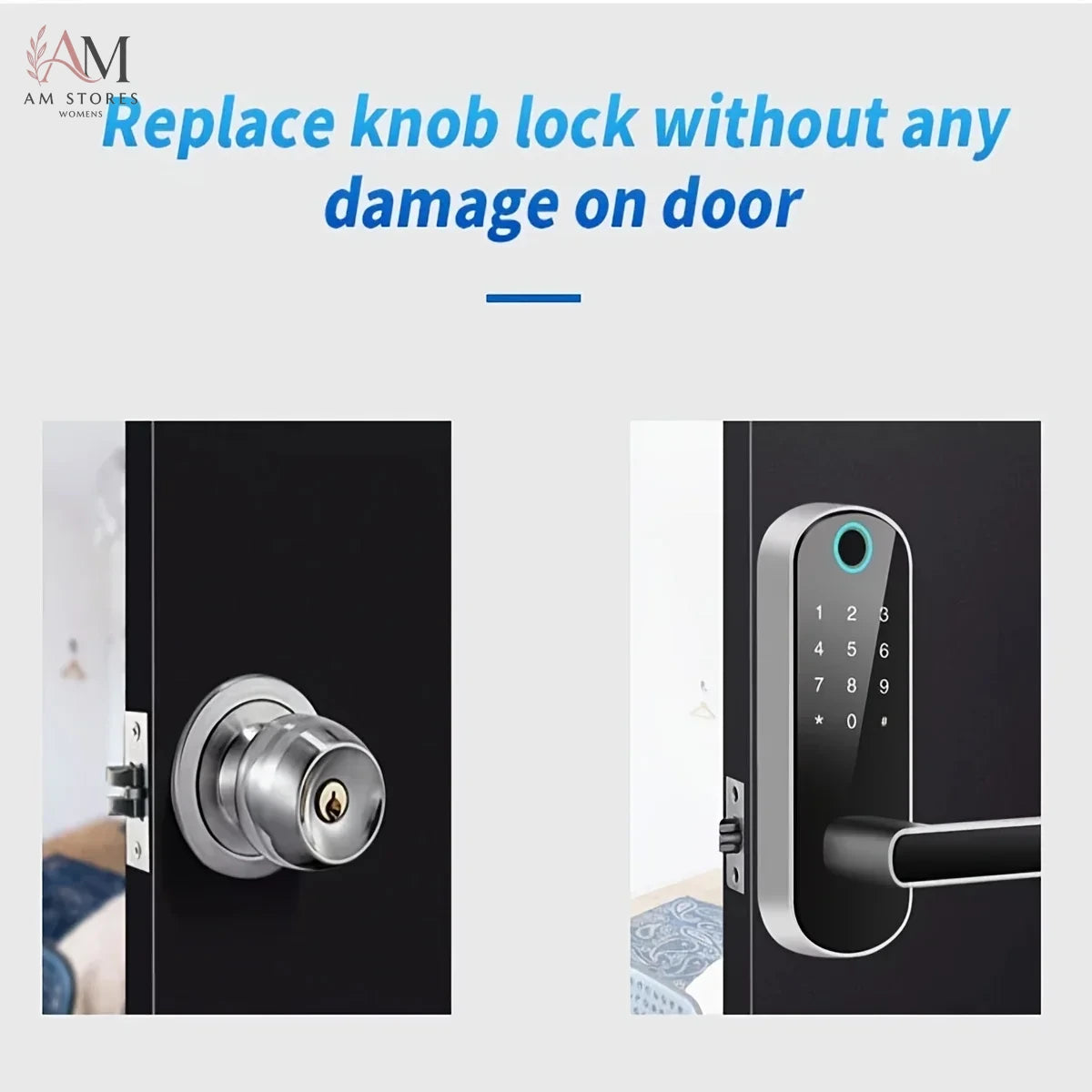 IP67 Fingerprint Smart Door Lock with Keypad & App - Image 6