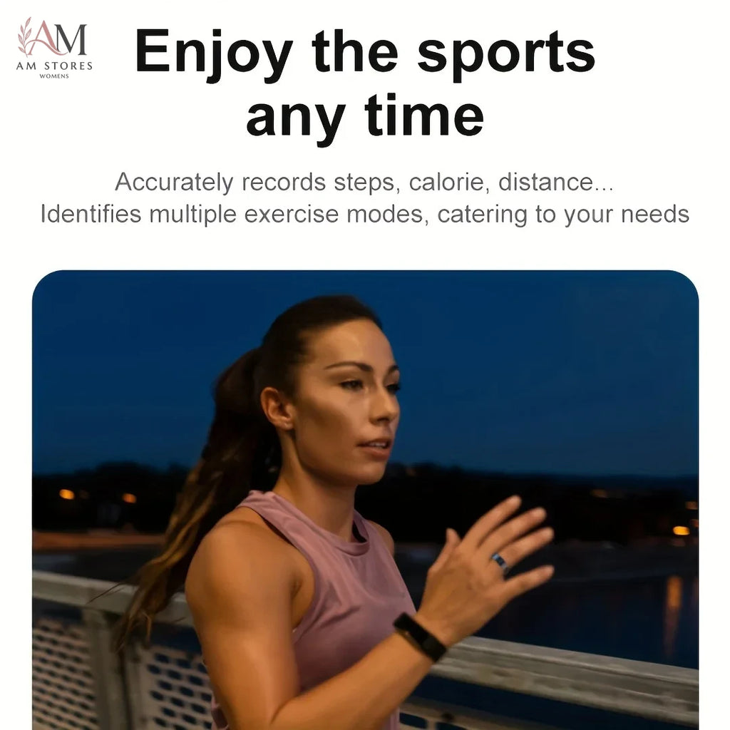 Stainless Steel Smart Activity Ring - Image 3
