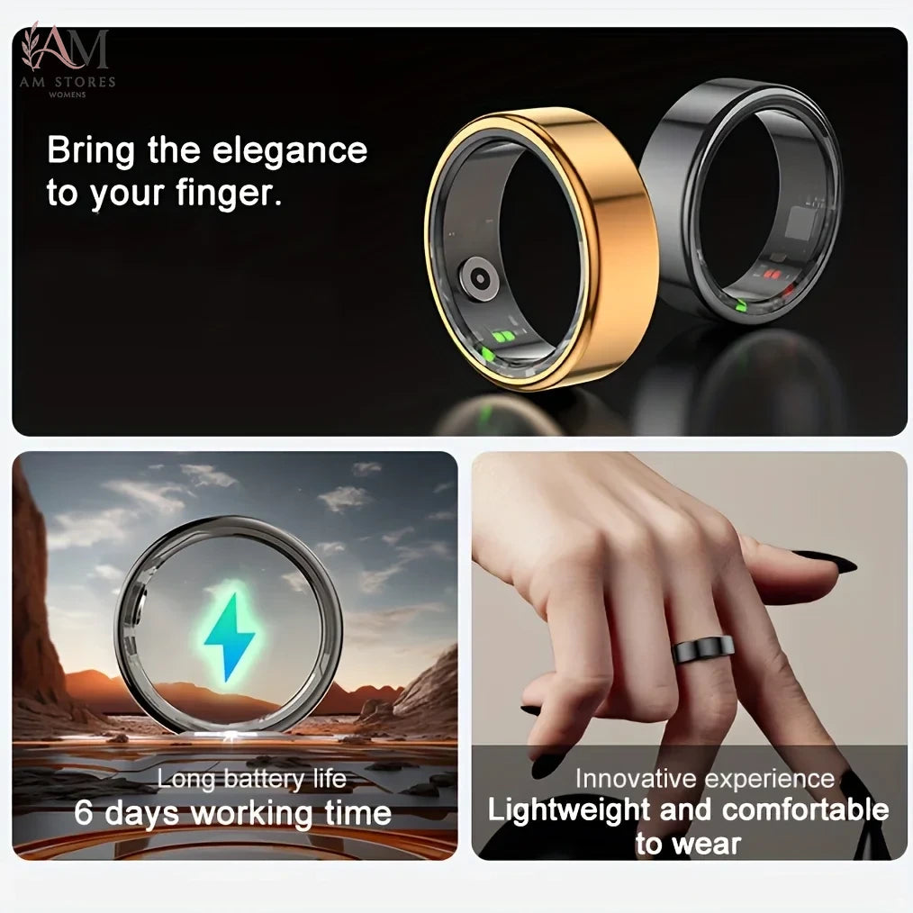 Stainless Steel Smart Activity Ring - Image 5