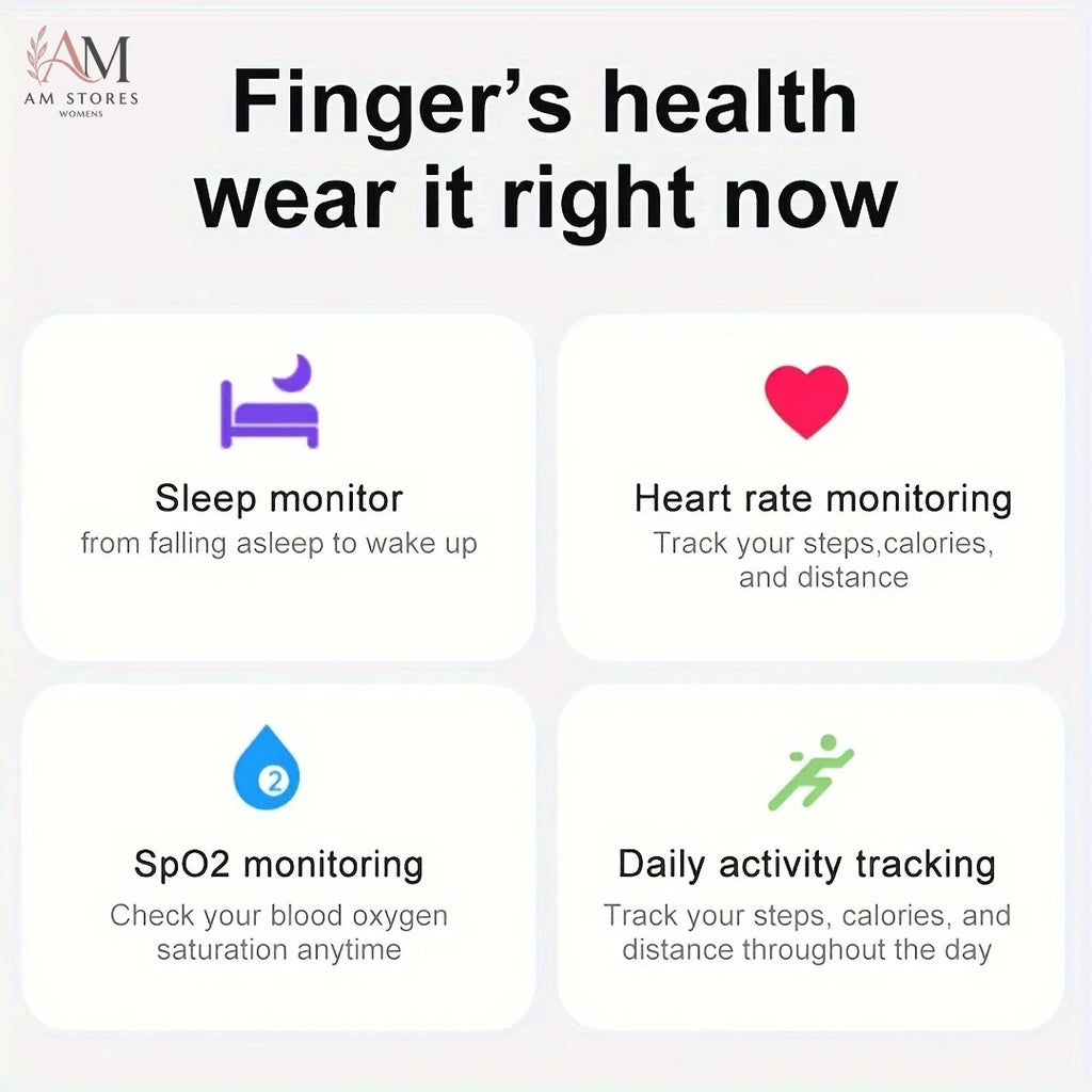Stainless Steel Smart Activity Ring - Image 6