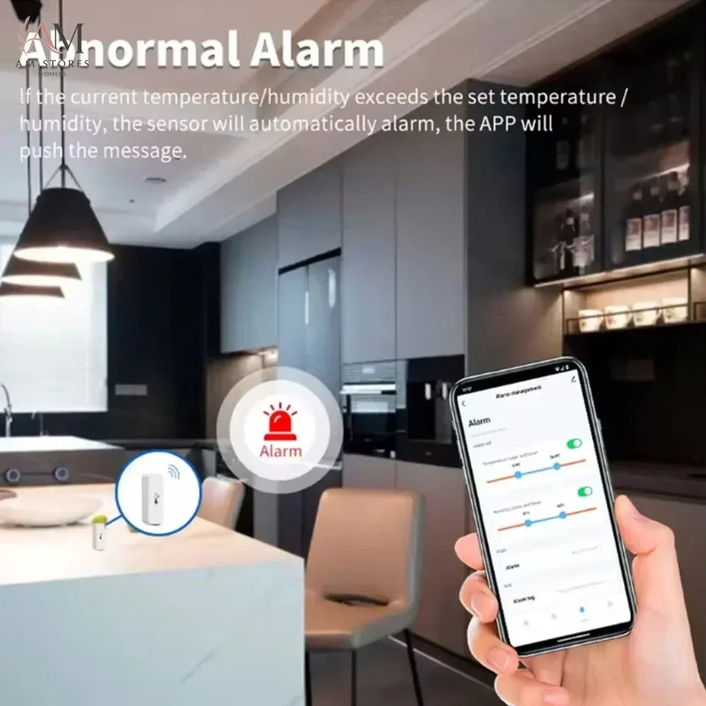 Zigbee Temperature & Humidity Sensor with App Alerts - Image 3