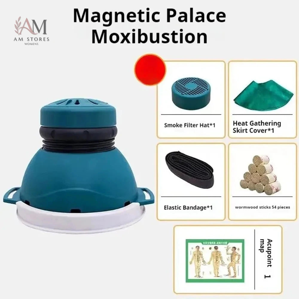 AM Stores smokeless moxibustion massage cup set