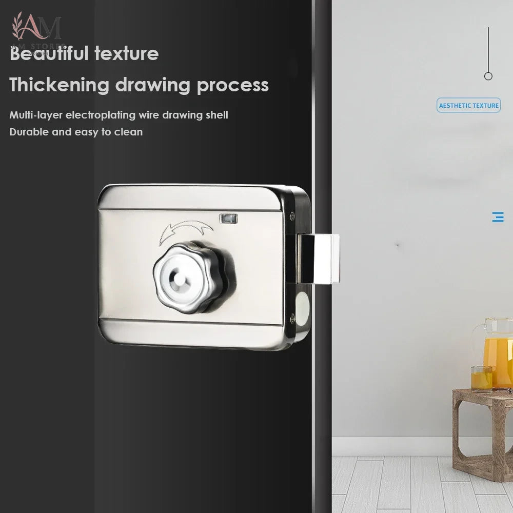 Fingerprint Rim Smart Lock with App & RFID Access - Image 4