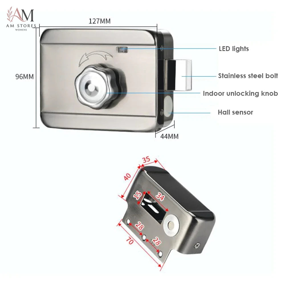 Fingerprint Rim Smart Lock with App & RFID Access - Image 5