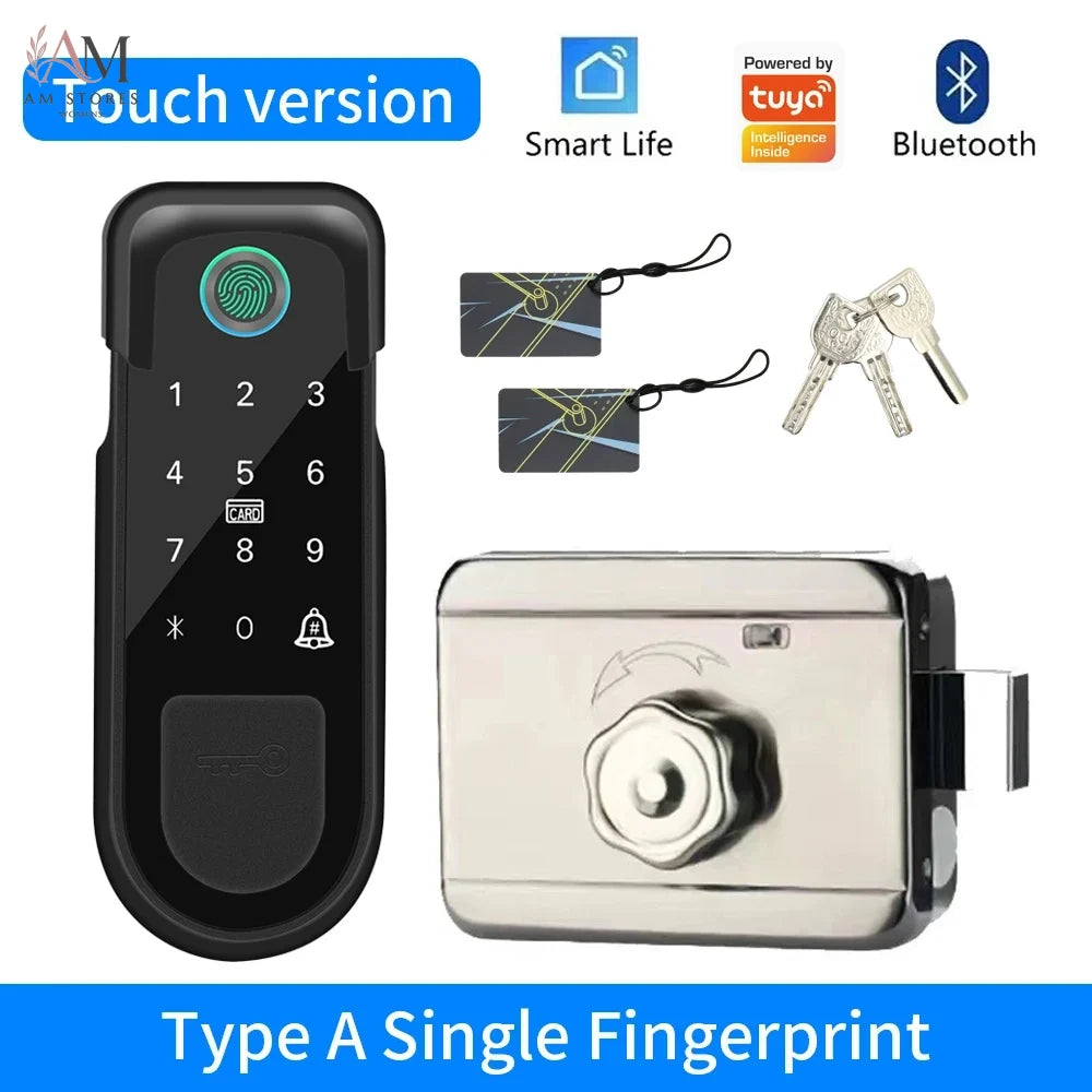Fingerprint Rim Smart Lock with App & RFID Access - Image 10