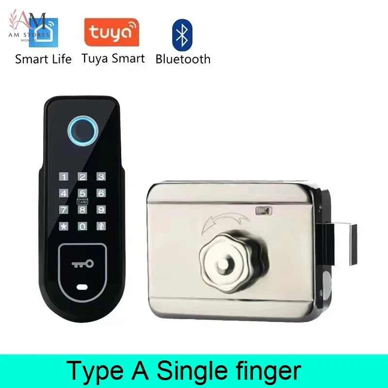 Fingerprint Rim Smart Lock with App & RFID Access - Image 11