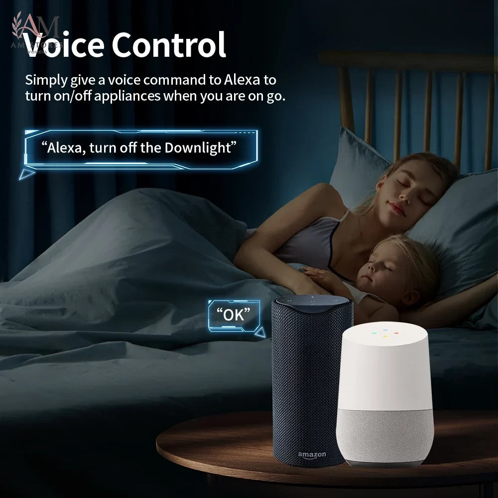 TNCE TUYA Smart Plug WiFi or Zigbee3.0 Socket EU 16A/20A Power Monitor Timing Function Voice Control Work With Alexa Google Home