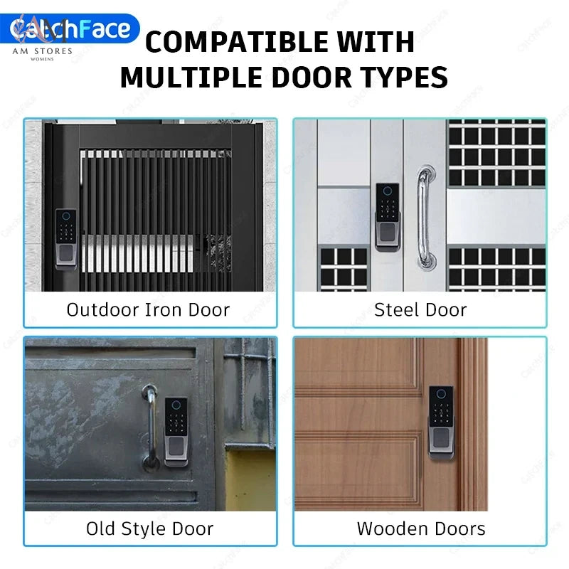 IP66 Outdoor Gate Smart Lock with Fingerprint & RFID - Image 6