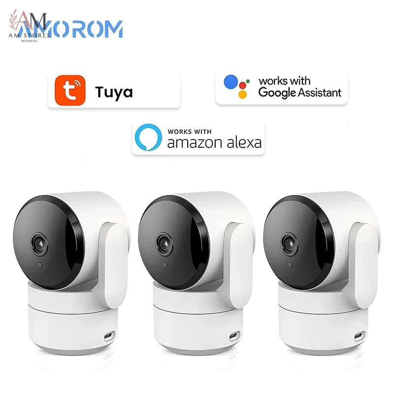 1080p 360° Indoor Wi-Fi Camera with Night Vision - Image 1