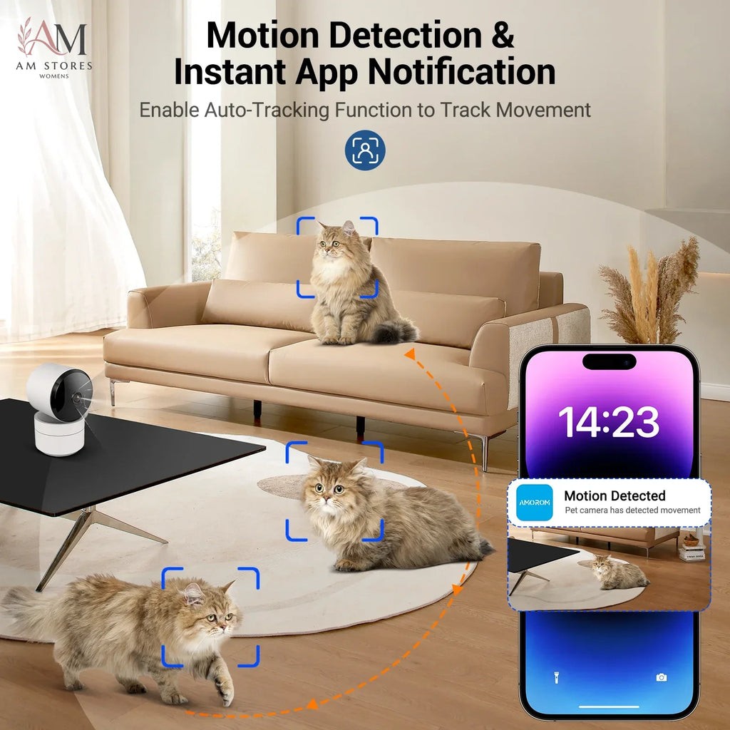 1080p 360° Indoor Wi-Fi Camera with Night Vision - Image 2