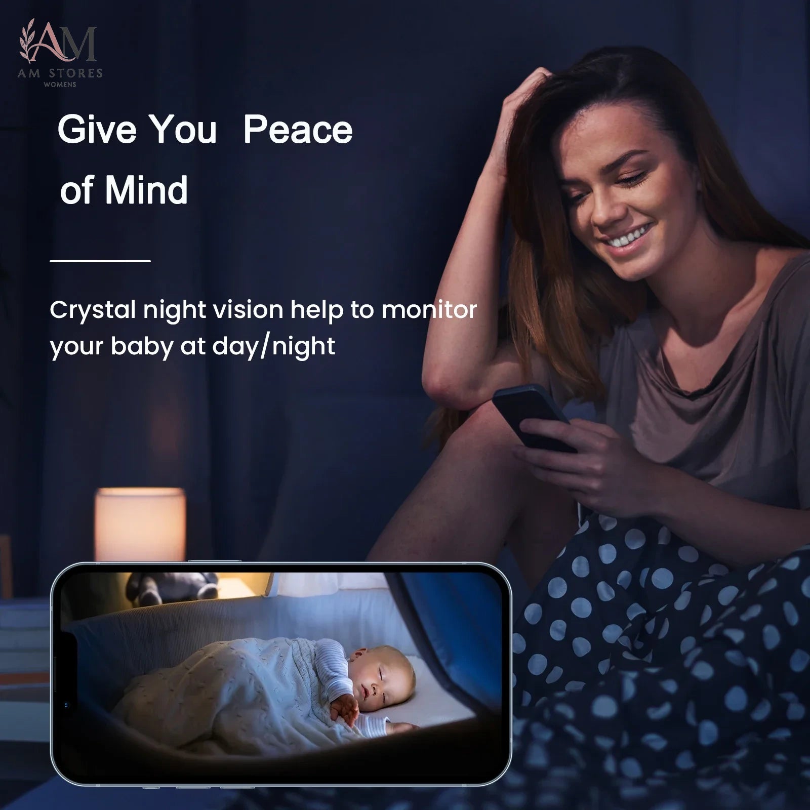 1080p 360° Indoor Wi-Fi Camera with Night Vision - Image 4