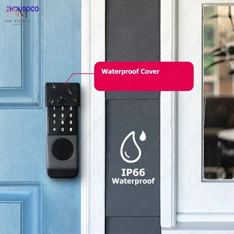 IP67 Double-Sided Fingerprint Gate Lock - Image 2