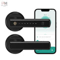 Interior Fingerprint Smart Door Lock with Keypad - Image 1