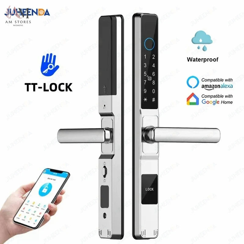 IP66 Smart Sliding Door Lock with Fingerprint & App - Image 3