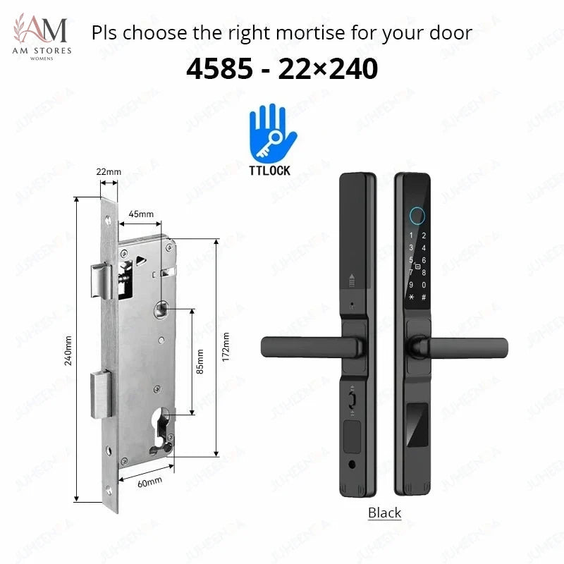 IP66 Smart Sliding Door Lock with Fingerprint & App - Image 10