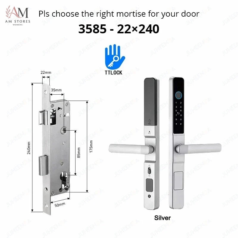 IP66 Smart Sliding Door Lock with Fingerprint & App - Image 16