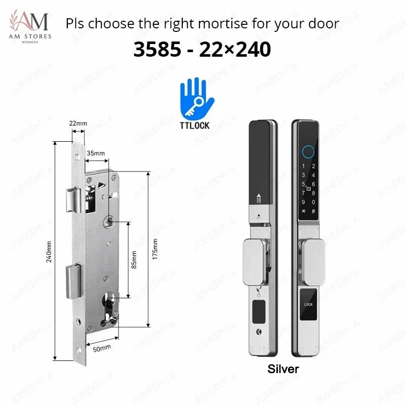 IP66 Smart Sliding Door Lock with Fingerprint & App - Image 19