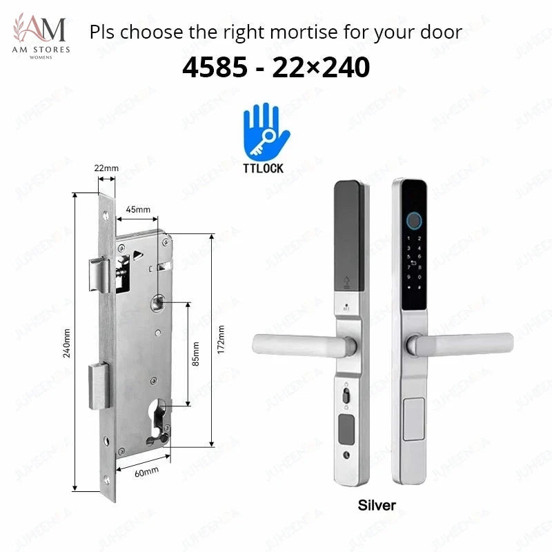 IP66 Smart Sliding Door Lock with Fingerprint & App - Image 22