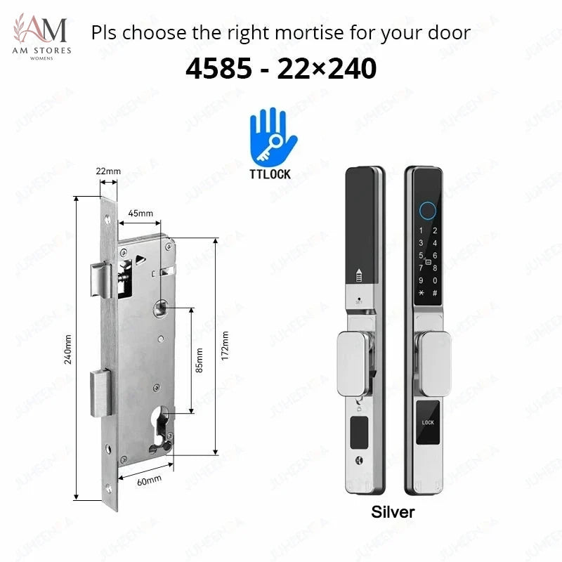 IP66 Smart Sliding Door Lock with Fingerprint & App - Image 23