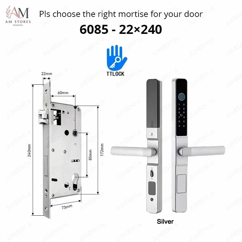 IP66 Smart Sliding Door Lock with Fingerprint & App - Image 30