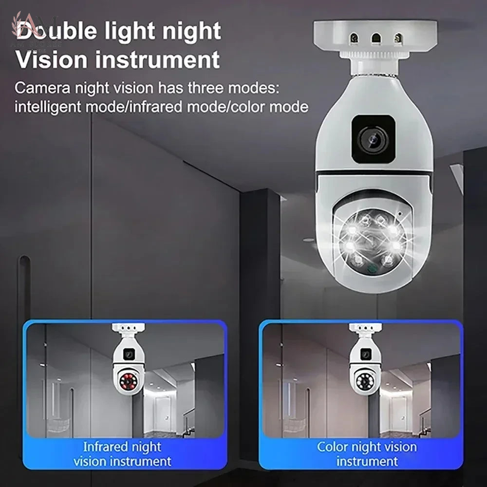 5MP/8MP E27 Bulb Security Camera - Image 4