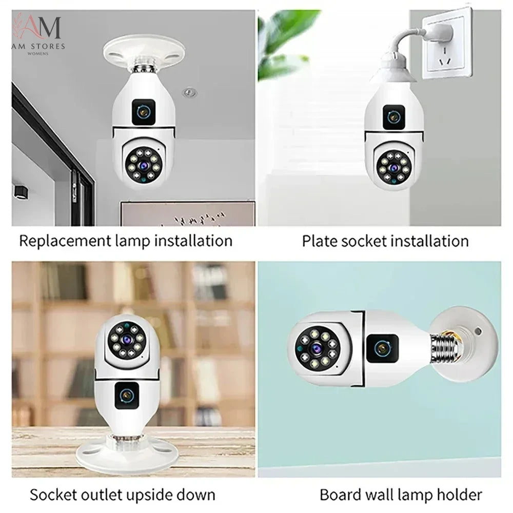 5MP/8MP E27 Bulb Security Camera - Image 5
