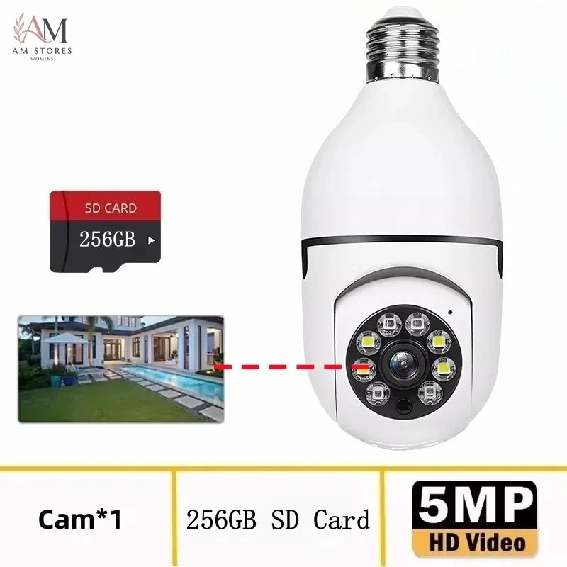 5MP/8MP E27 Bulb Security Camera - Image 7