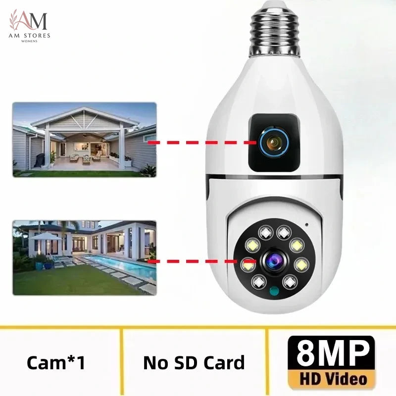 5MP/8MP E27 Bulb Security Camera - Image 8