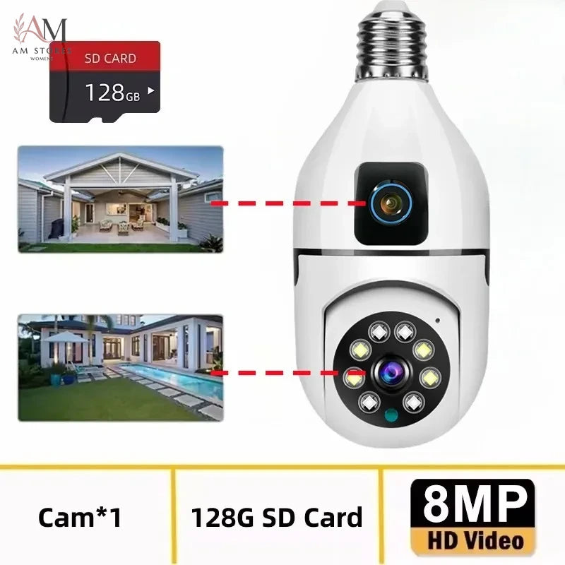 5MP/8MP E27 Bulb Security Camera - Image 10