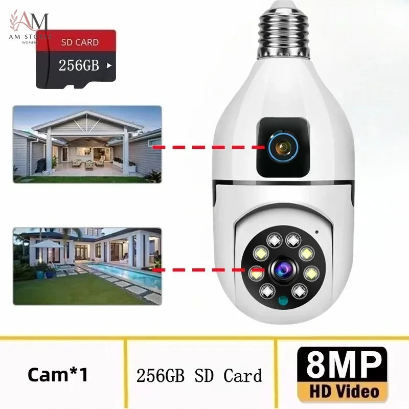 5MP/8MP E27 Bulb Security Camera - Image 11