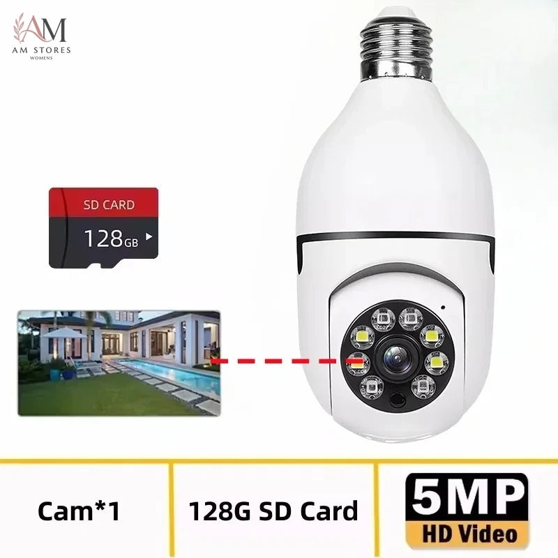 5MP/8MP E27 Bulb Security Camera - Image 14