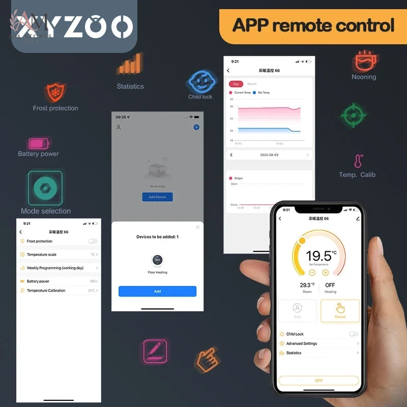 Wireless Smart Thermostat for Boiler or Floor Heating - Image 3